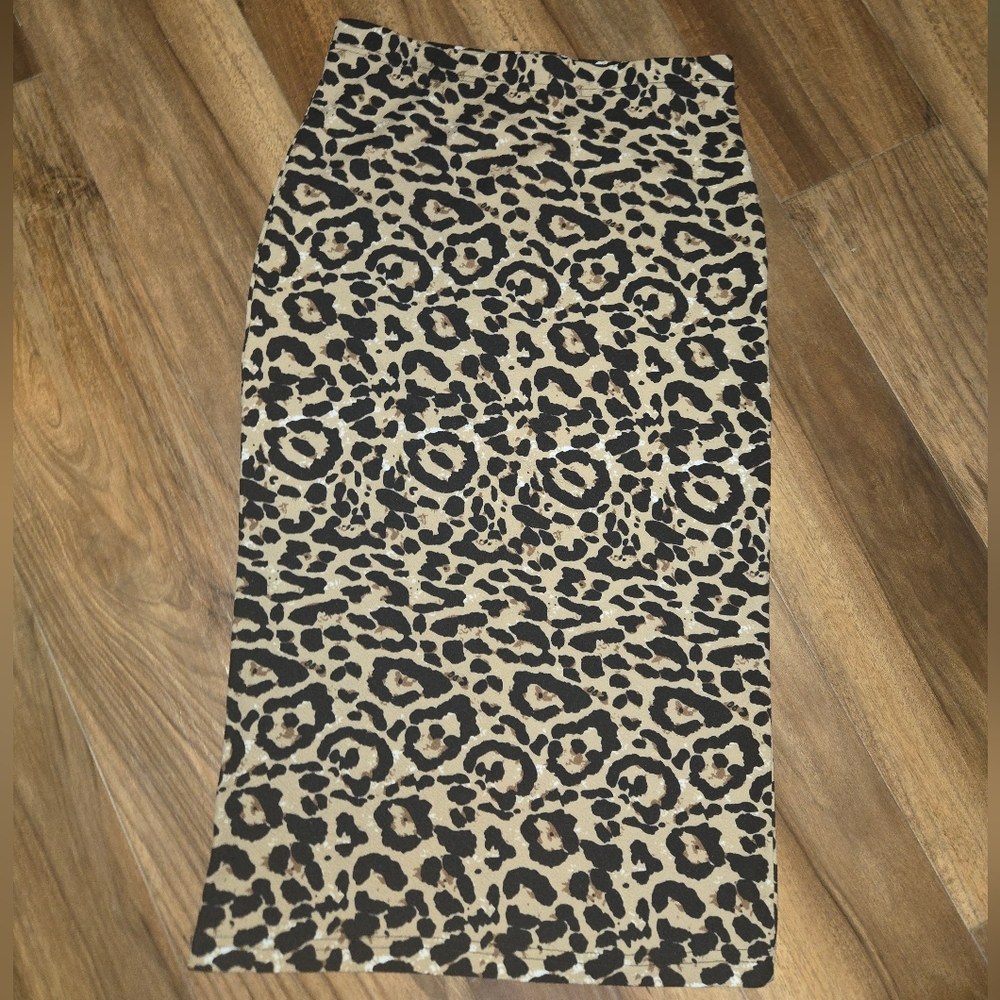 Leopard Print Women's Skirt